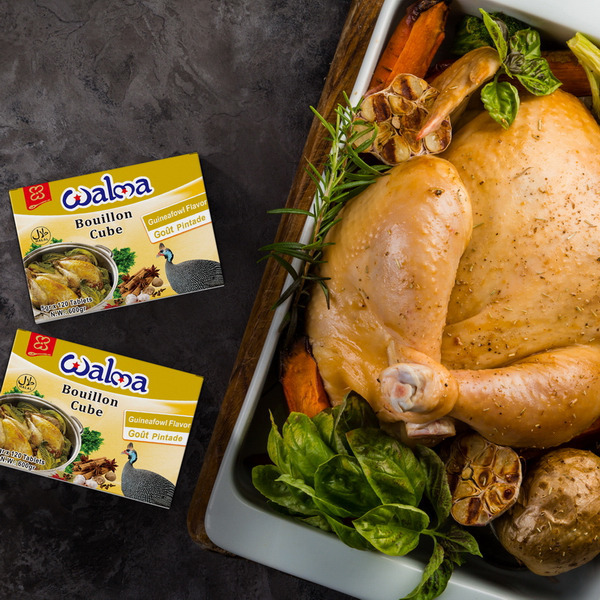 Walma Guineafowl Flavored Seasoning Bouillon Cubes Spices 600g HACCP,BRC,Halal Seasoning Manufacturer